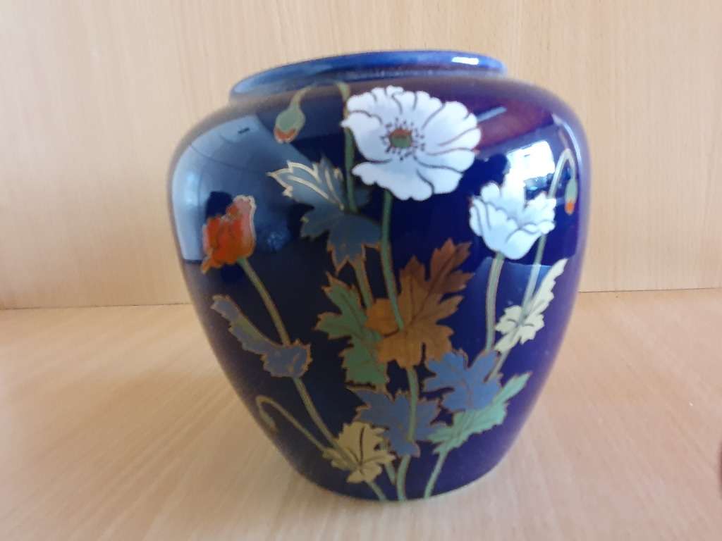 Cobalt Blue Porcelain Vase