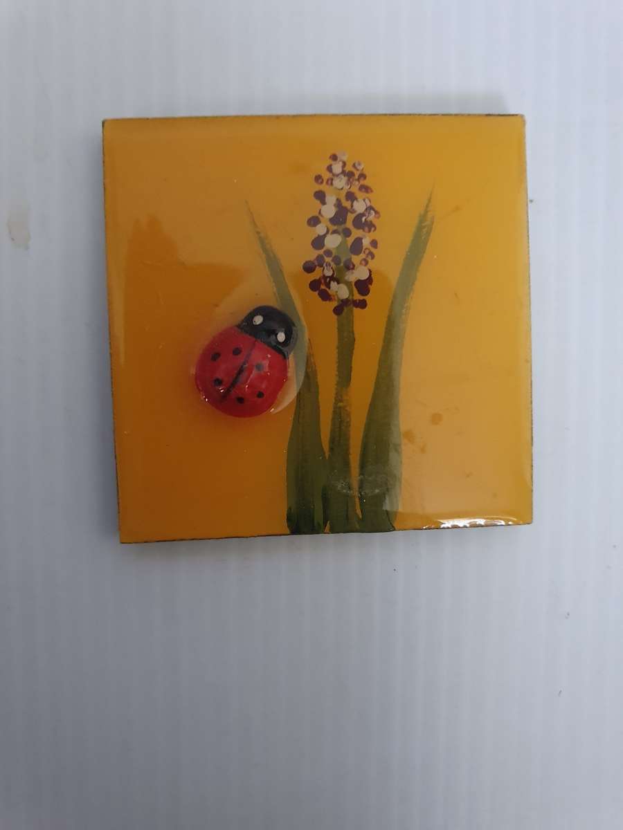 Ladybird/Flower Fridge Magnet