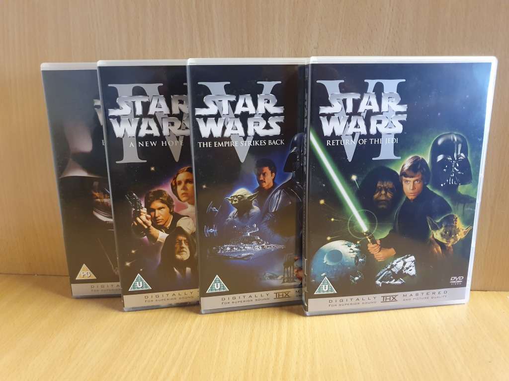 Star Wars Trilogy Box Set - Return of The Jedi, The Empire Strikes Back, A New Hope) Dvd