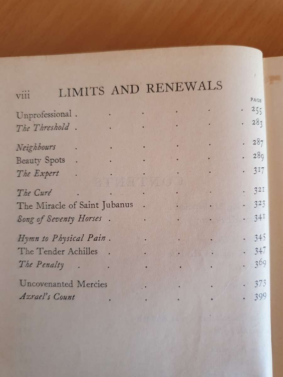 Limits and Renewals by Rudyard Kipling