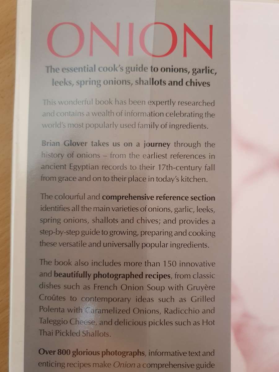 Onion - The essential cook`s guide to onions, garlic, leeks, spring onions: Brian Glover (Hardcover)
