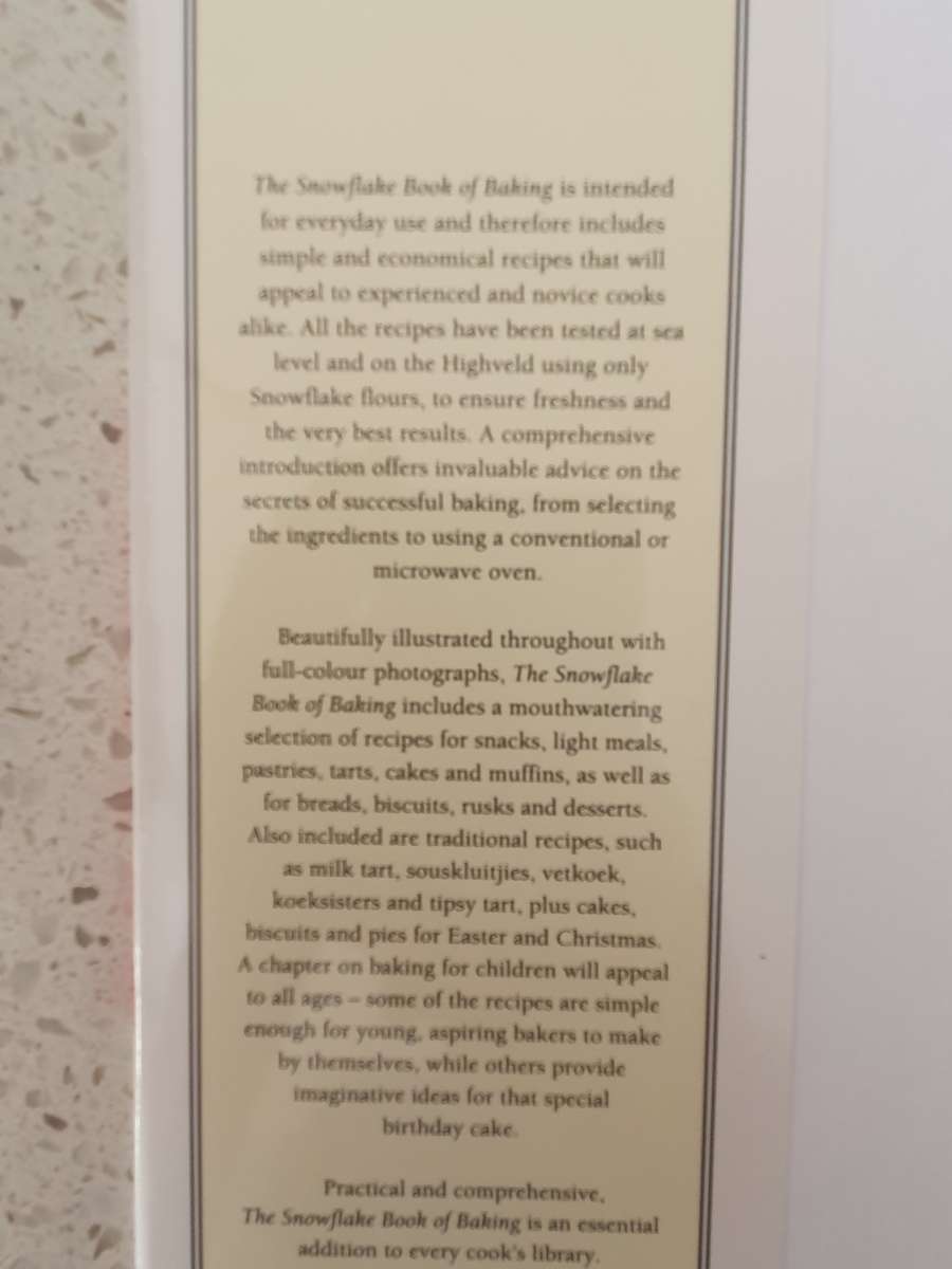 The Snowflake Book of Baking (Hardcover)