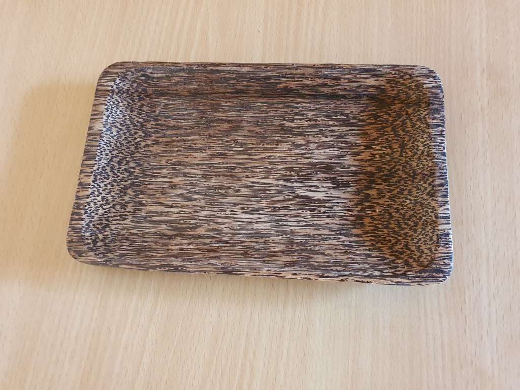 Small Wooden Platter - 20cm x 12cm