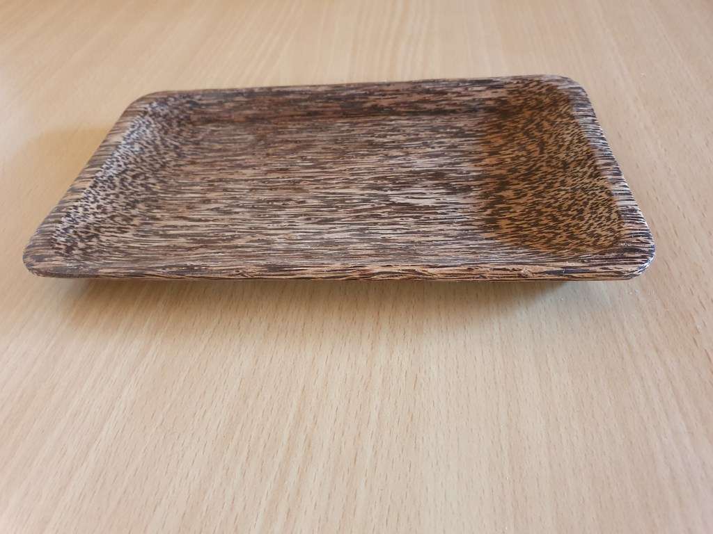 Small Wooden Platter - 20cm x 12cm