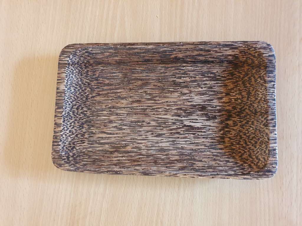 Small Wooden Platter - 20cm x 12cm