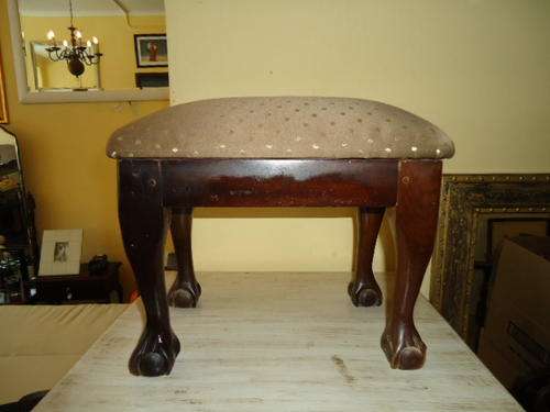 Small ball and claw footstool