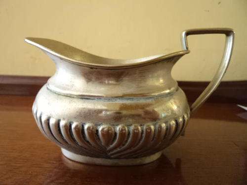 Silver plated milk decanter