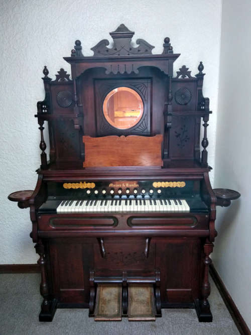 Antique Mason and Hamlin Foot Pump Reed Organ