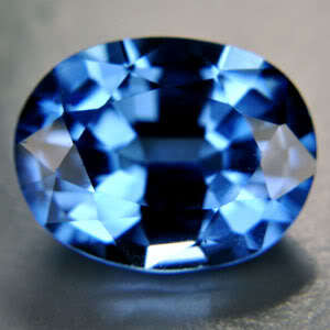 12.05ct DAZZLING LONDON BLUE TOPAZ OVAL LOOSE GEMSTONE