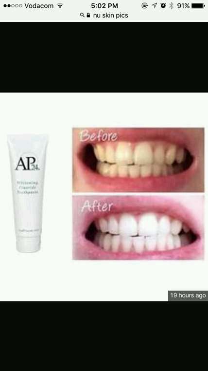 Whitening fluoride toothpaste on special
