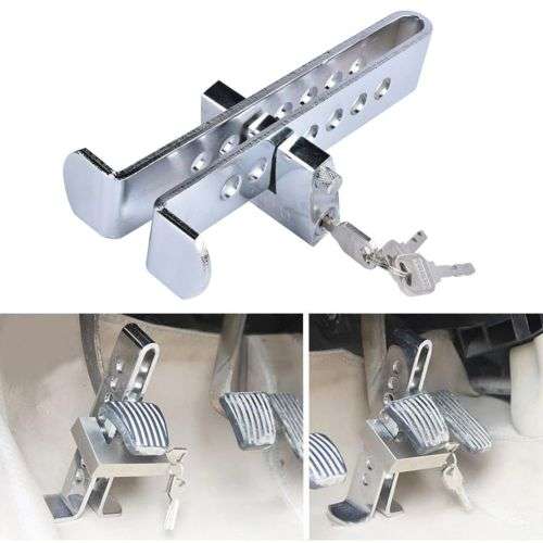 stainless steel anti-theft car brake pedal lock