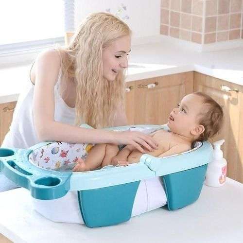 Foldaway Baby Bath - Green