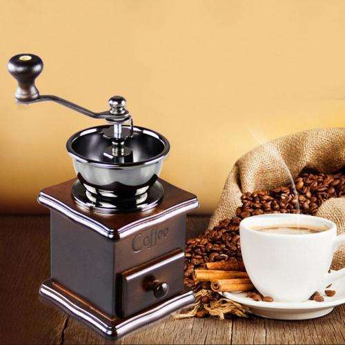Hand Wooden Coffee Maker