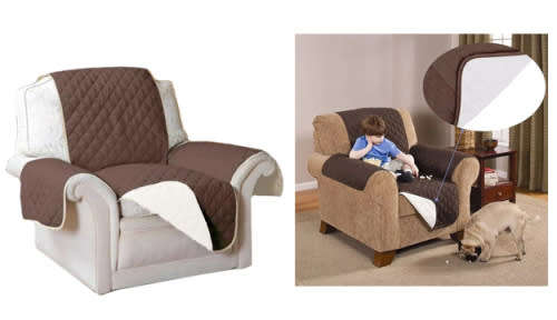 Couch Coat Reversible Washable Sofa Cover