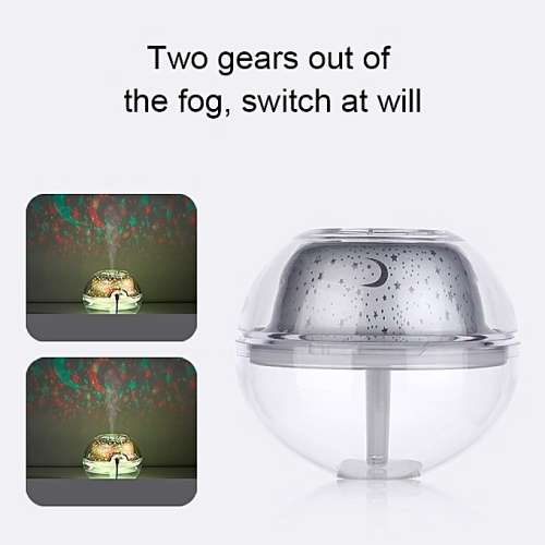 Crystal Night Light Projection Humidifier