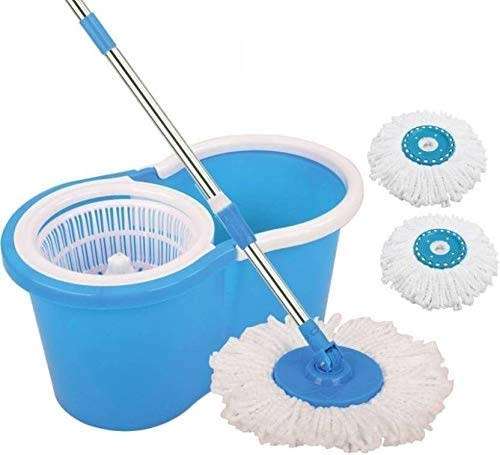360° Magic Spin Mop And Plastic Bucket Set