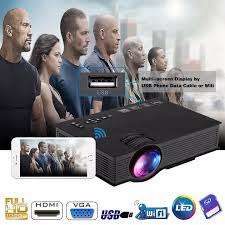 Portable LED Home Cinema Projector