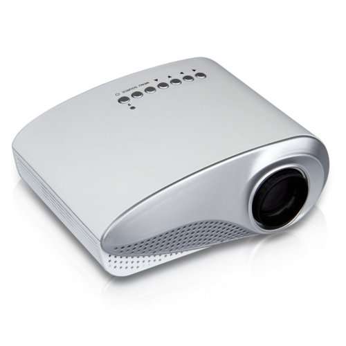 Mini LED Projector Black-White