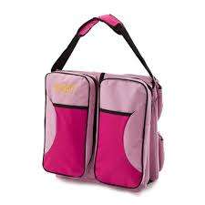 Multi-function Travel Bed and Bag - Pink