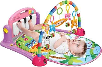 Baby play gym with music
