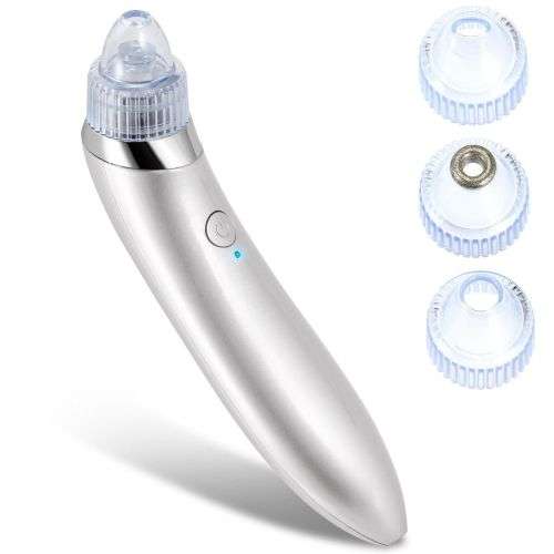 Vacuum Electric Blackhead Suction Tool Pore Cleanser - White