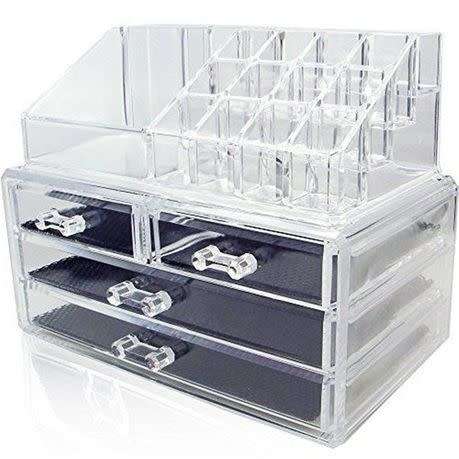 Cosmetic Make-Up Jewellery Acrylic Organizer - 4 Drawer