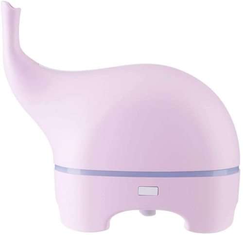 Elephant Ultrasonic Air Humidifier USB Aroma Diffuser Pink