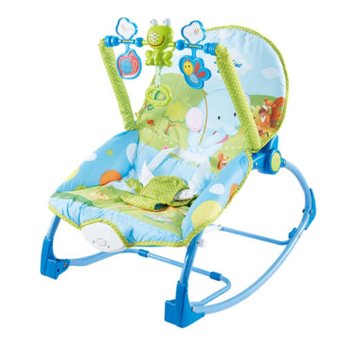 Baby Electric Music Rocking Chair Comfort Cradles Bed - Blue