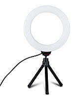 6 Inch Ring Light With Table Mini Tripod Selfie Ring Light For Live/Makeup
