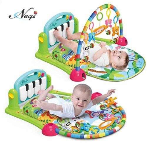 Baby play gym with music