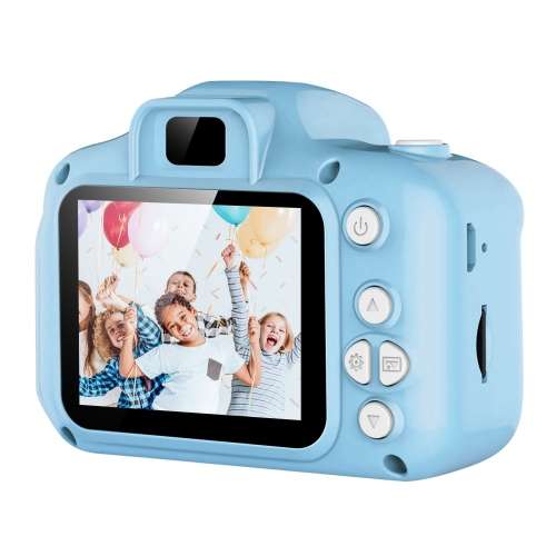 Video and Photo Mini Portable Rechargeable Digital Camera for kids - Blue
