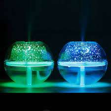 3D humidifier crystal night light projection humidifier colorful lights