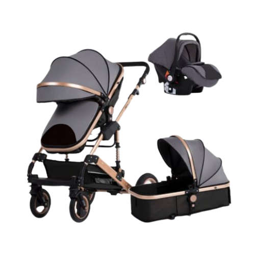 Belecoo 3 in 1 Baby Stroller Belecoo Tyrant Luxury Stroller