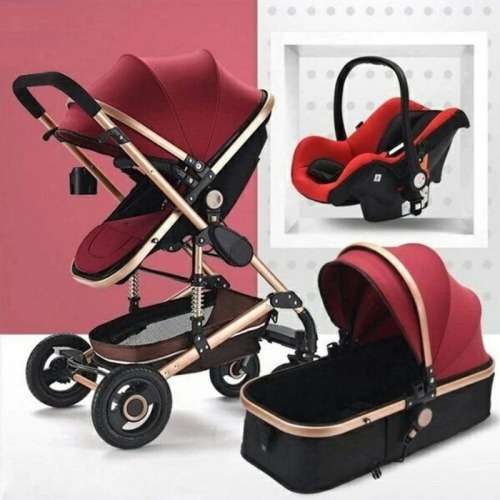 Belecoo 3 in 1 Baby Stroller Belecoo Tyrant Luxury Stroller