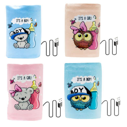 USB Baby Travel Bottle Warmer  pink