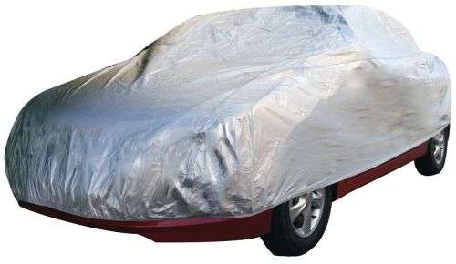 Car Cover Waterproof Sunproof Snowproof Dustproof Silver - M