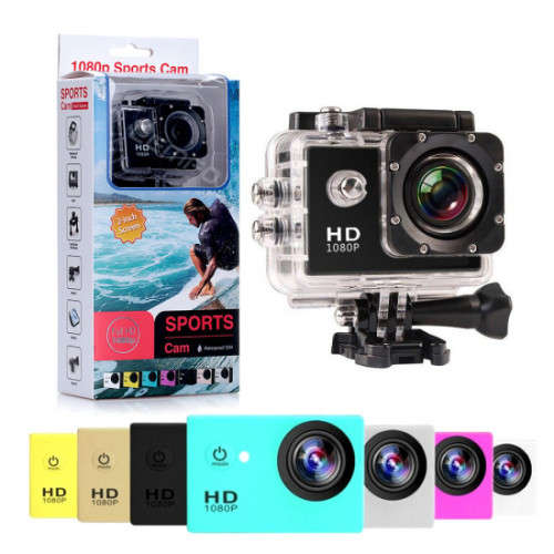 1080P Waterproof HD Sports Camera - Silver