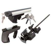 Oval Roof Rack with Lock Set-Aluminium -Black - Silver