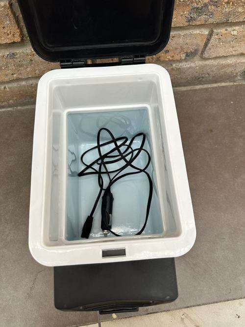 6L 12V Portable Car Electric Refrigerator Cooler Box-BLD-06A - Black