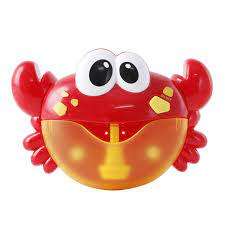 Baby Bath Toy Crab Blower Bubble Maker Machine