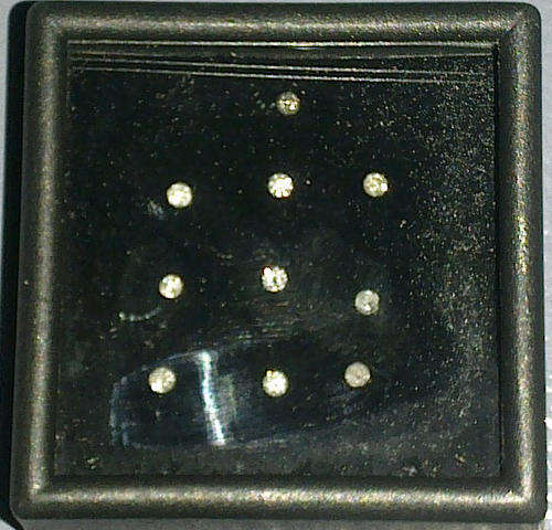 10 x WHITE BRILLIANT ROUND DIAMONDS, 0.02ct EACH