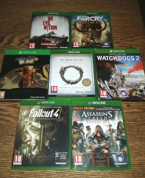 Bundle of 7 Xbox One Games