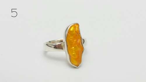 Lot of 925 Silver Artisinal Rings