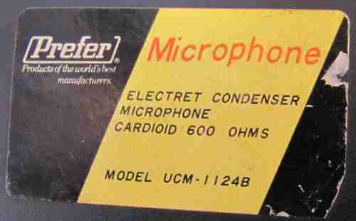 Professional Microphone made by Prefer