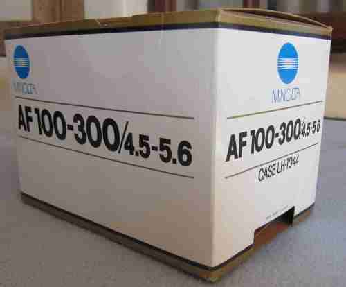 Minolta Autofocus 100-300mm zoom lens with Vivitar 2x converter