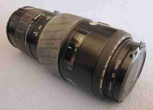 Minolta Autofocus 100-300mm zoom lens with Vivitar 2x converter