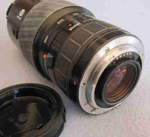 Minolta Autofocus 100-300mm zoom lens with Vivitar 2x converter