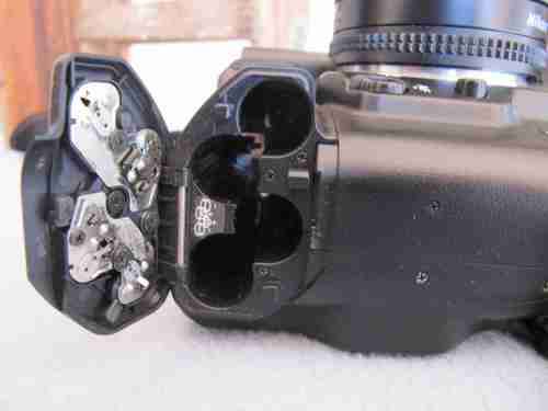 Fujifilm FinePix S1 Pro digital camera with Nikon lens