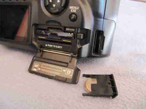 Fujifilm FinePix S1 Pro digital camera with Nikon lens