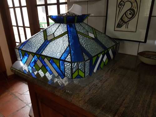 Stained Glass Hanging Light Shade